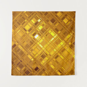 Tapete De Parede Mosaico ouro: Fundo Dourado Luxuoso
