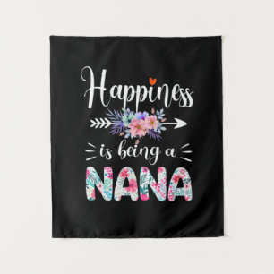 Tapete De Parede Mother Art Felicidade é Ser Uma Nana Floral Nata