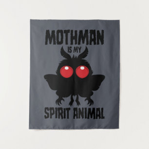 Tapete De Parede Mothman É o Meu Animal Espiritual Silhueta