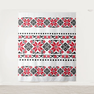 Tapete De Parede Motif Tradicional Romeno "As Estrelas"