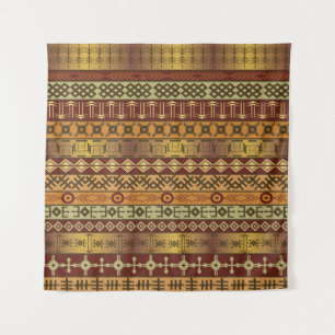 Tapete De Parede Motivos étnicos africanos, origens ornamentais.