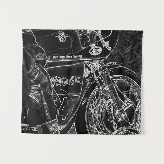 Tapete De Parede Motociclo 1 wcnm (Frente (Horizontal))