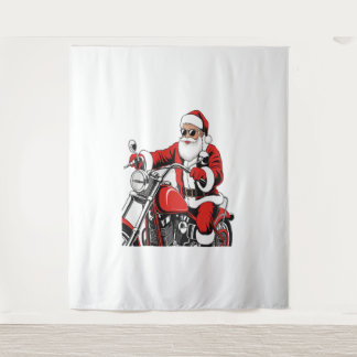 Tapete De Parede Motociclo papai noel