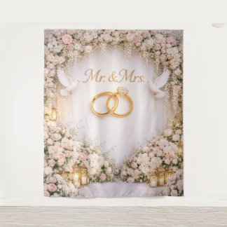 Tapete De Parede Mr. & Mrs. backdrop