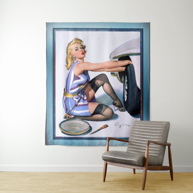 Tapete De Parede Mudança Rápida de Gil Elvgren (In Situ)