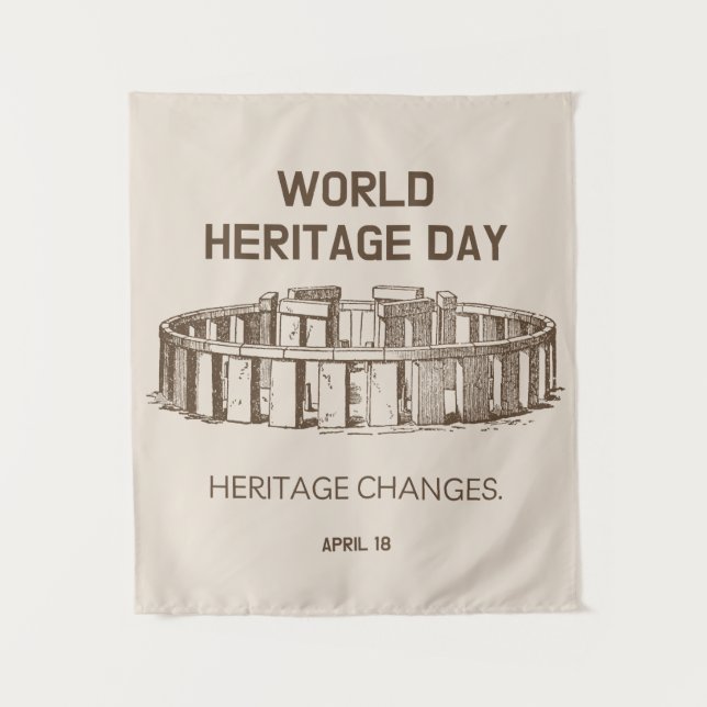 Tapete De Parede Mudanças no Patrimônio Mundial 2023 (Frente)