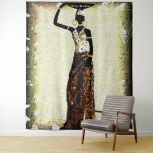 Tapete De Parede Mulher da África