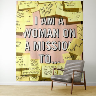 Tapete De Parede Mulher em uma Missão, Motivacional