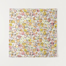 Tapete De Parede mulher pastel amarela