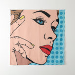 Tapete De Parede Mulher Pop Art<br><div class="desc">Mulher Pop Art</div>