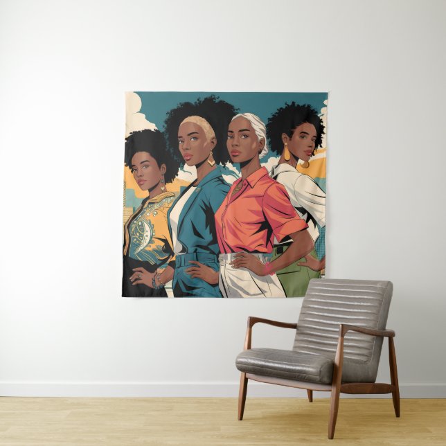 Tapete De Parede Mulheres com Força na Moda Urbana (In Situ)