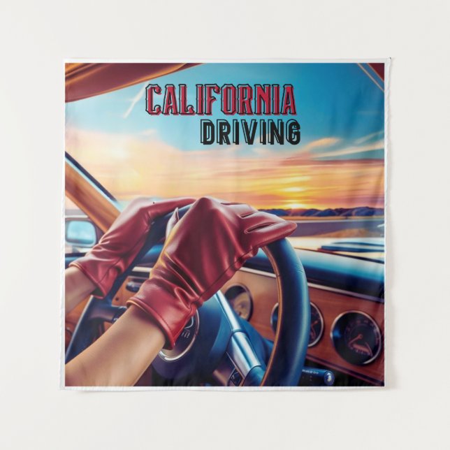 Tapete De Parede Mulheres Elegantes em carros clássicos (Frente)