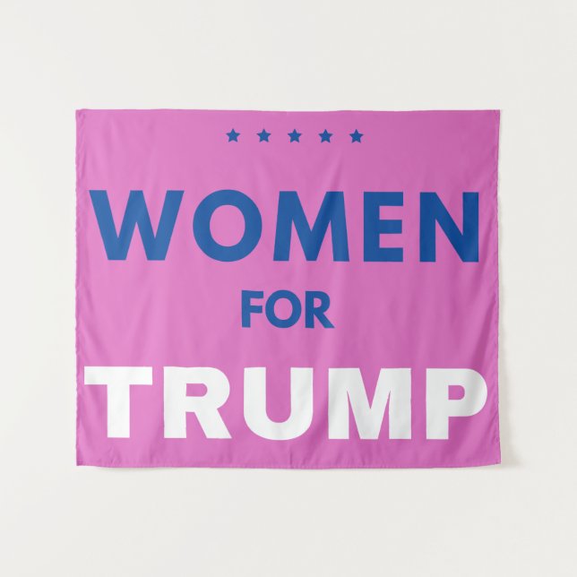 Tapete De Parede Mulheres Por Trump (Frente (Horizontal))