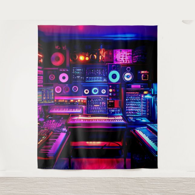 Tapete De Parede Music Studio (Frente)