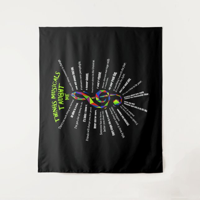 Tapete De Parede Música Coisas Musicais Me Ensinei Ator 3 (Frente)