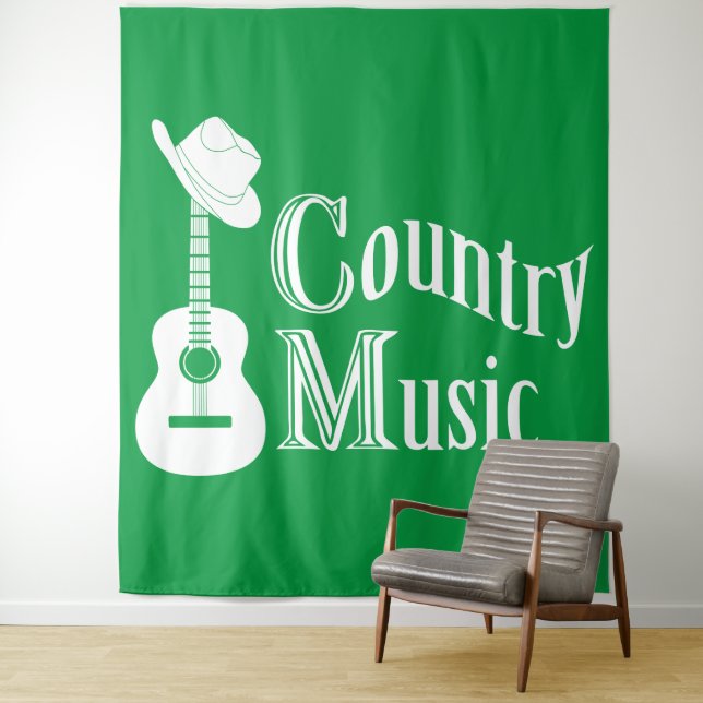 Tapete De Parede Música country (In Situ)