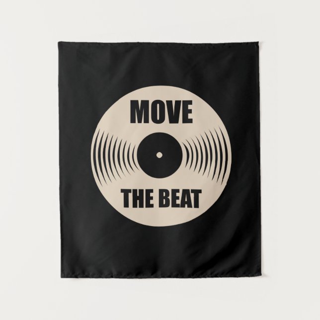 Tapete De Parede Música Move O Ritmo (Frente)