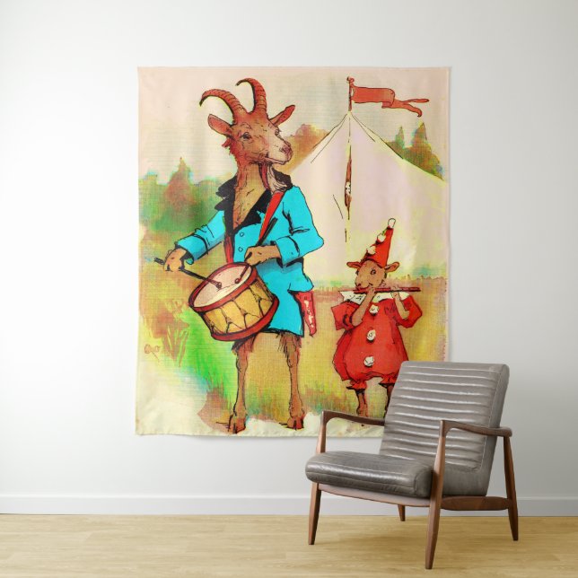 Tapete De Parede músicos de cabra grande (In Situ)