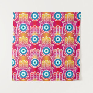 Tapete De Parede Mystic hamsa: design de ornamentado sem soldadura