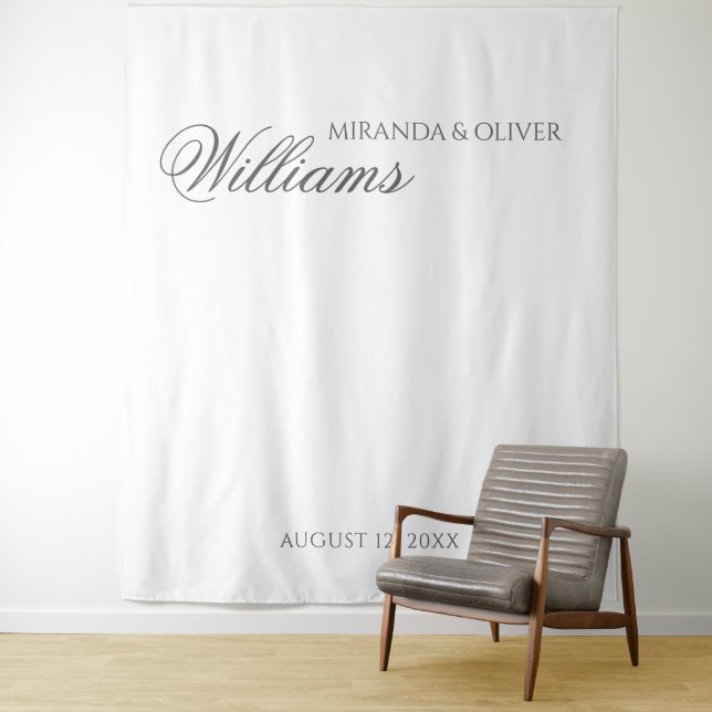 Tapete De Parede Na moda elegante pano de fundo de casamento de lux (In Situ)