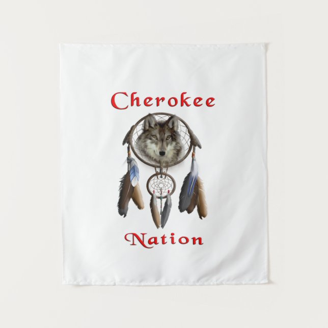 Tapete De Parede Nação Cherokee (Frente)