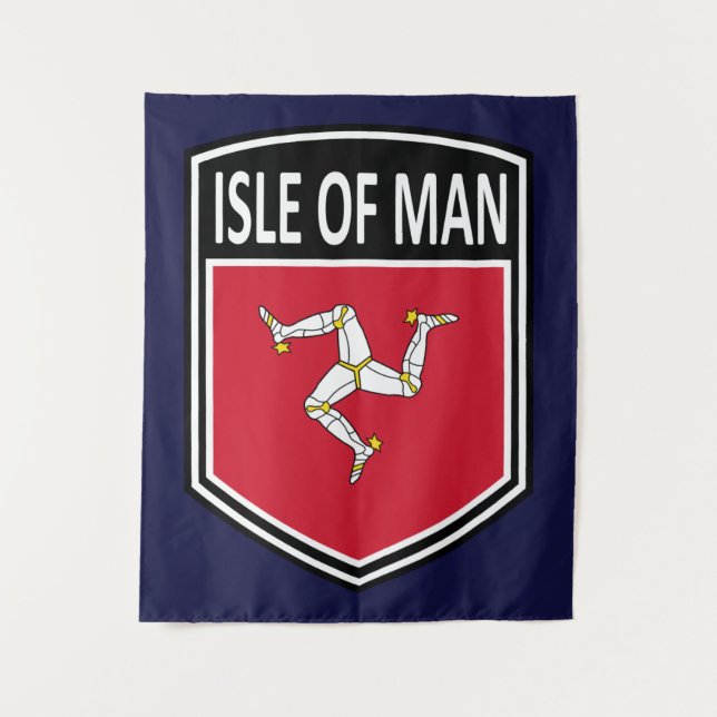 Tapete De Parede Nacional - Ilha de Man (Frente)