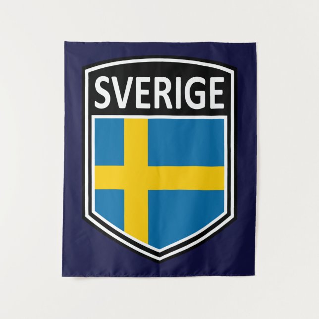 Tapete De Parede Nacional - Sverige (Frente)