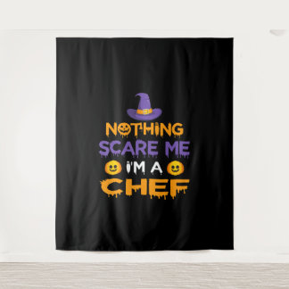 Tapete De Parede Nada me assusta sou chef | Presente de Dia de as B