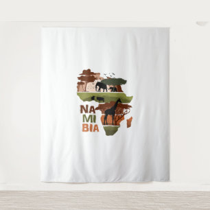 Tapete De Parede Namíbia África Sunset Continente Natureza Selvagem