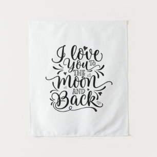 Tapete De Parede Namorados Art I Love You To Moon