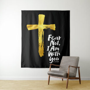Tapete De Parede NÃO MEDO, ESTOU contigo - Christian - Isaiah 41:10
