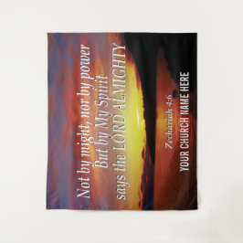 Tapete De Parede NÃO POR FORÇA NEM POR PODER Arte Cristã para Pared