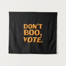 "Não vaias, vota" Eleições de Halloween laranja ne