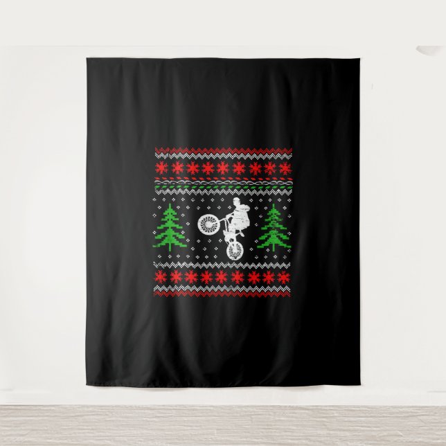 Tapete De Parede Natal BMX (Frente)