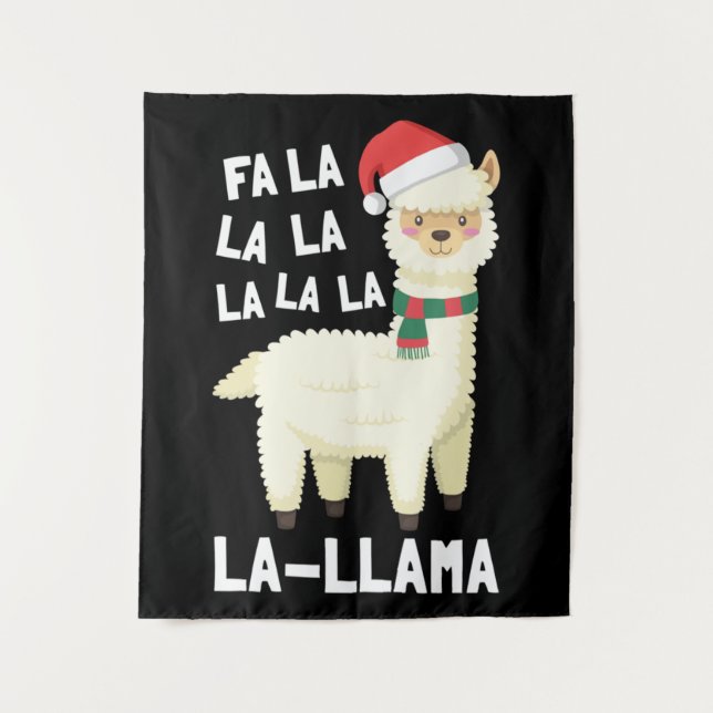 Tapete De Parede Natal Fa La Llama Essential (Frente)