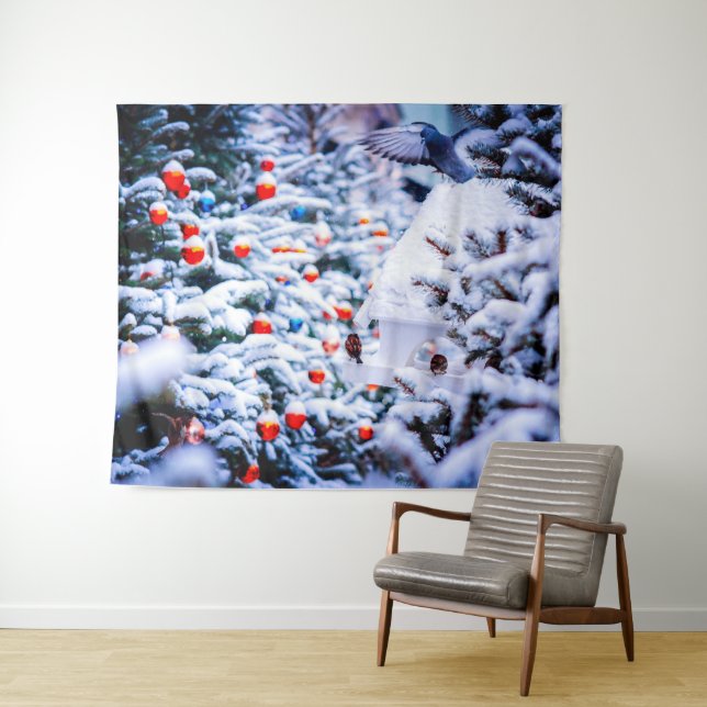 Tapete De Parede Natal Idyll impressionante (In Situ (Horizontal))