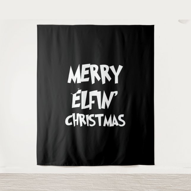 Tapete De Parede Natal - Natal da Feliz Elfin (Frente)