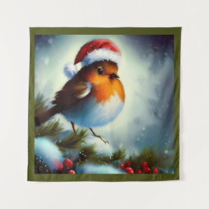 Tapete De Parede Natal Robin 3