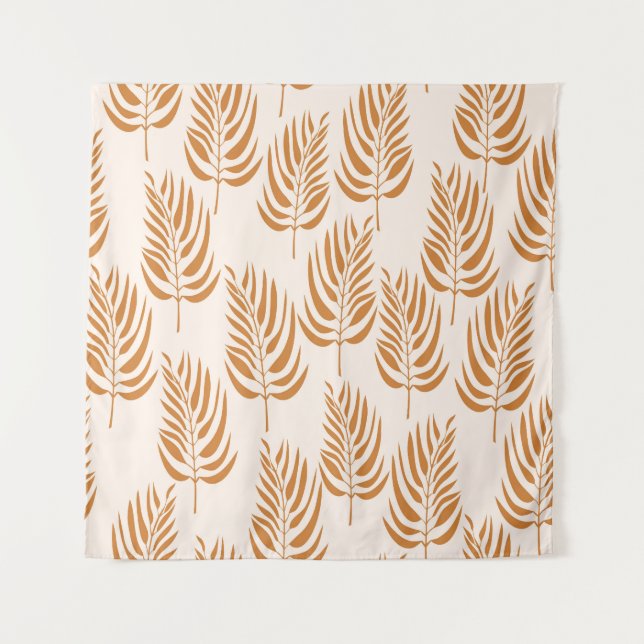 Tapete De Parede Natureza abstrato, Padrão Mínimo Sem Olhos. (Frente)