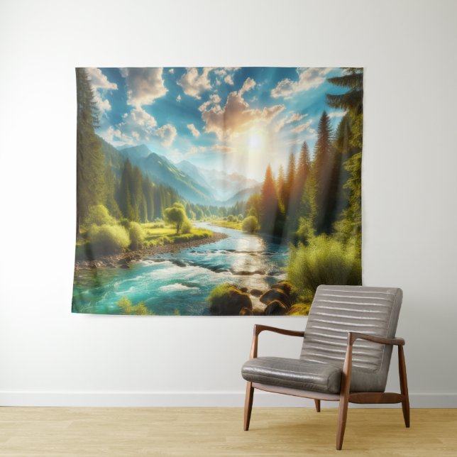 Tapete De Parede Natureza Paisagem (In Situ (Horizontal))