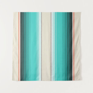 Tapete De Parede Navajo White, Turquesa Laranja Mexicana Sor