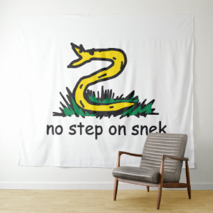 Tapete De Parede Nenhum passo na paródia de snek Gadsden SnekRight