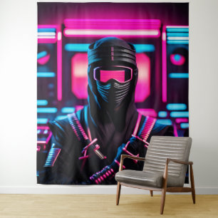 Tapete De Parede neon ninja