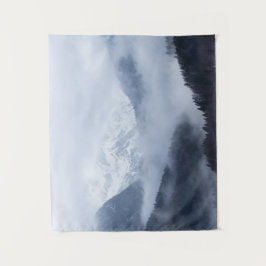 Tapete De Parede Névoa misteriosa que atravessa camadas de montanha