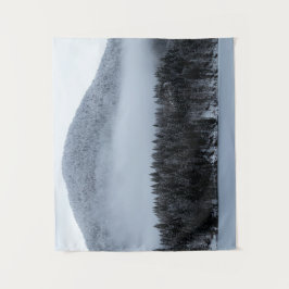 Tapete De Parede Névoa sobre a floresta de papoilas