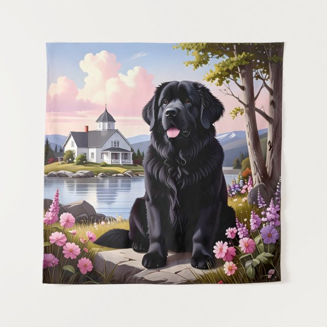 Tapete De Parede Newfoundland Dog (Frente)