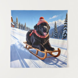 Tapete De Parede Newfoundland Sled Ride