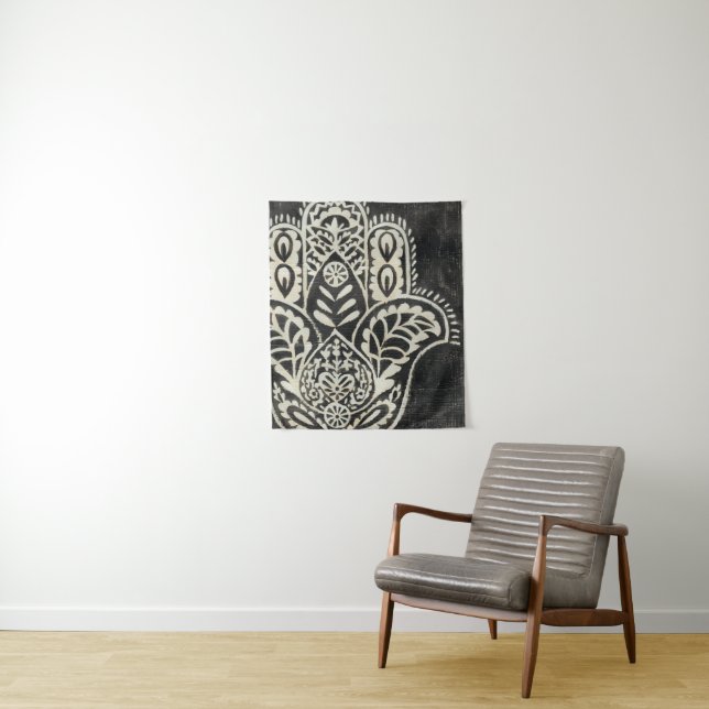 Tapete De Parede Night Hamsa (In Situ)