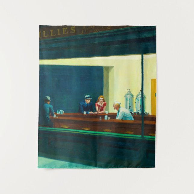 Tapete De Parede Nighthawks, 1942 por Edward Hopper (Frente)