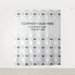 Tapete De Parede Nome personalizado do logotipo da empresa Banner d